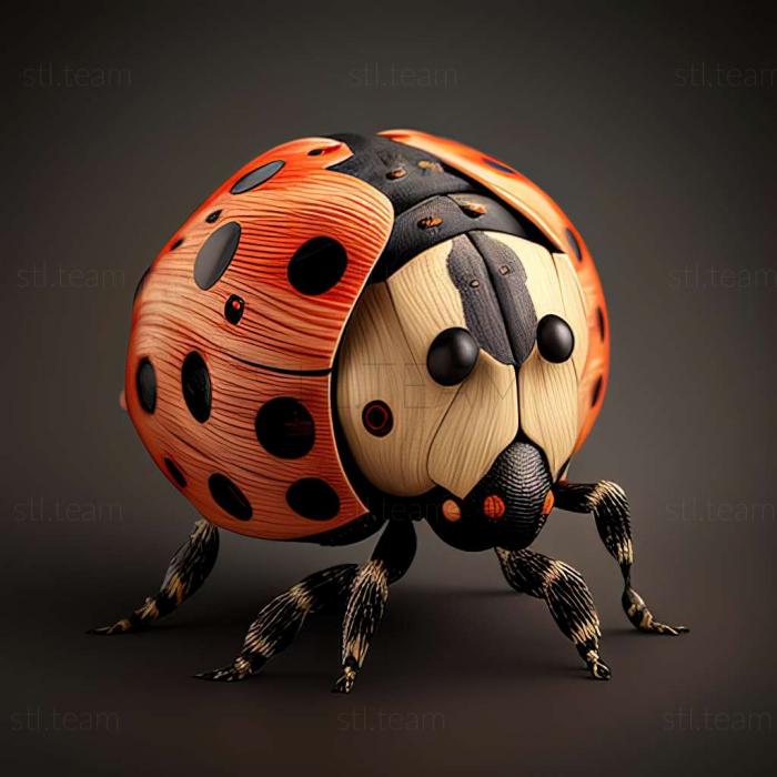 3D модель Coccinula quatuordecimpustulata (STL)